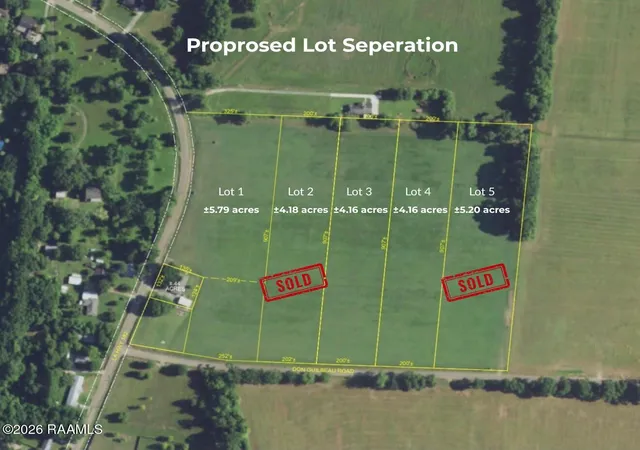 Photo 2 of Land for sale at Tbd Don Guilbeau Rd #1, Sunset, LA 70584 | MLS# 2600003770 | Listing updated on 2026-08-19