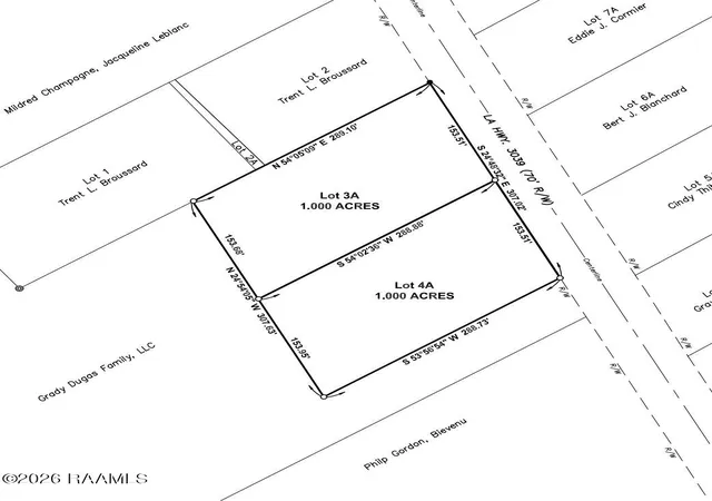 Homes for sale in St. Martinville, LA | Tbd Lot 4a Nursery Hwy, St. Martinville, LA 70582 | MLS# 2600002914
