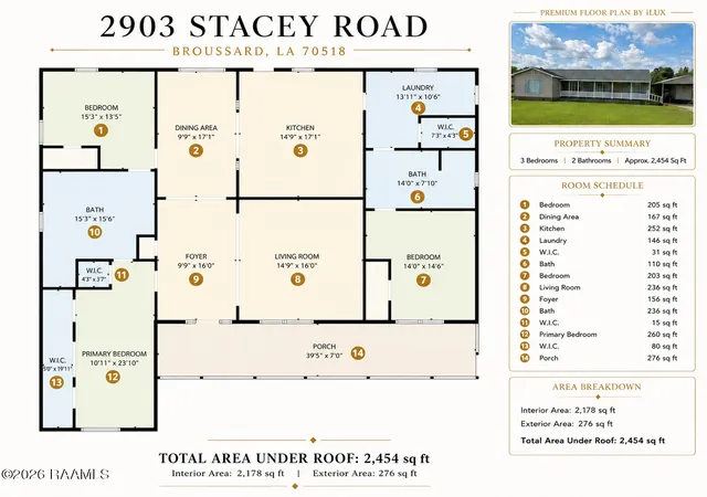 Homes for sale in Broussard, LA | 2903 Stacey Rd, Broussard, LA 70518 | MLS# 2600006087