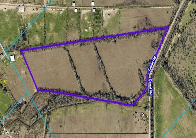 Photo 1 of Land for sale at Tbd Canal Rd, Opelousas, LA 70570 | MLS# 2600001106 | Listing updated on 2026-08-19
