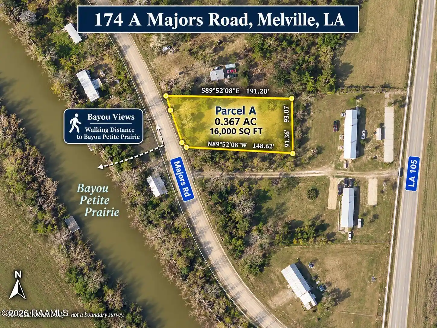 Photo 1 of Land for sale at 174 Majors Rd, Melville, LA 71353 | MLS# 2600009653 | Listing updated on 2026-10-14