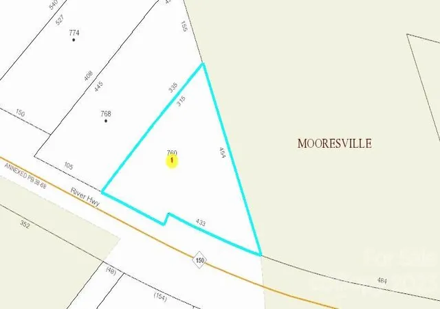 Photo 1 of Land for sale at 760 River Hwy, Mooresville, NC 28117 | MLS# 4103245 | Listing updated on 2026-01-27