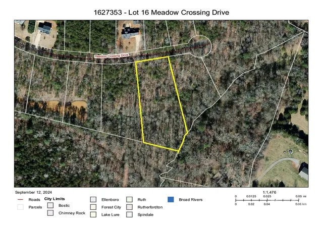 Photo 1 of Land for sale at Lot 16 Meadow Xing Dr, Rutherfordton, NC 28139 | MLS# 4185015 | Listing updated on 2025-05-28