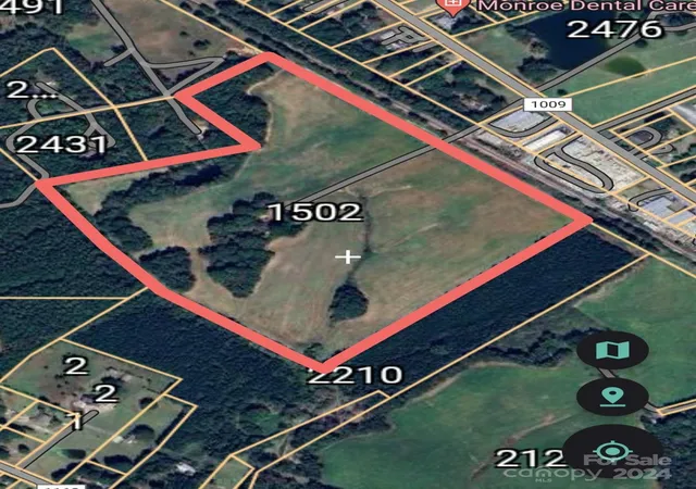 Photo 2 of Land for sale at 1502 W H Smith Dr, Monroe, NC 28110 | MLS# 4207715 | Listing updated on 2025-11-28