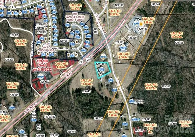 Photo 4 of Land for sale at 925 Bostian Rd, China Grove, NC 28023 | MLS# 4231614 | Listing updated on 2026-04-27