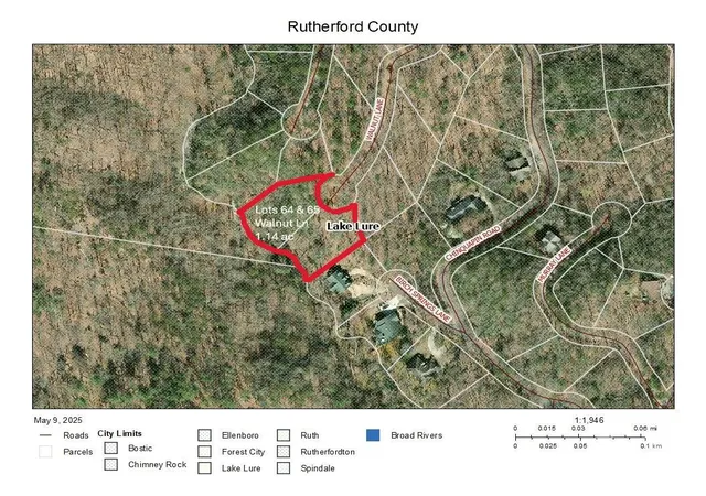 Photo 3 of Land for sale at Lot 64 & 65 Walnut Ln, Lake Lure, NC 28746 | MLS# 4239063 | Listing updated on 2026-09-24