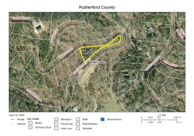Photo 2 of Land for sale at Lot 172 W Lake Dr N, Lake Lure, NC 28746 | MLS# 4239278 | Listing updated on 2026-09-24
