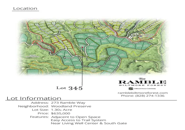 Photo 2 of Land for sale at 273 Ramble Way #345, Asheville, NC 28803 | MLS# 4267158 | Listing updated on 2025-12-29