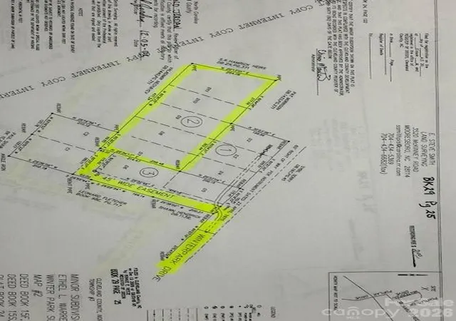 Photo 3 of Land for sale at 0 Winter Park Dr, Shelby, NC 28152 | MLS# 4284049 | Listing updated on 2026-09-30