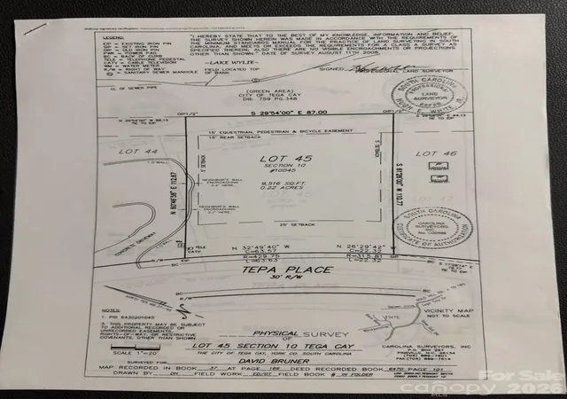 Photo 2 of Land for sale at 10045 Tepa Pl, Fort Mill, SC 29708 | MLS# 4295293 | Listing updated on 2026-10-08