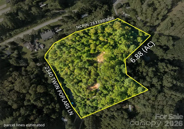 Photo 1 of Land for sale at 2340 Twin Poplars Ln, Lenoir, NC 28645 | MLS# 4300535 | Listing updated on 2026-09-30