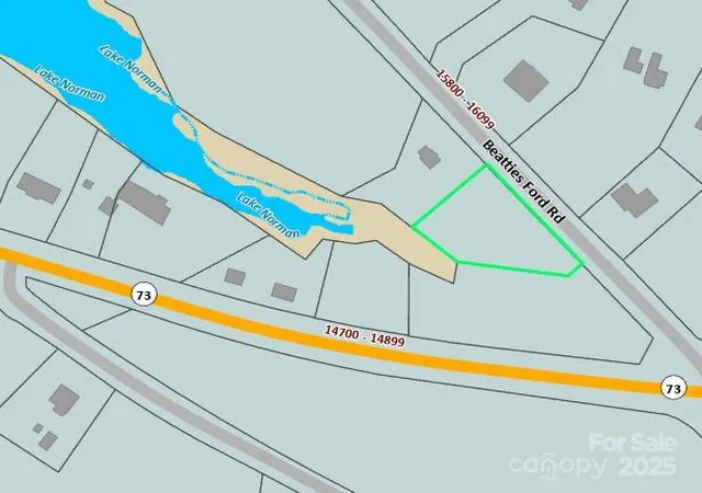 Photo 1 of Land for sale at 15915 Beatties Frd Rd, Huntersville, NC 28078 | MLS# 4319628 | Listing updated on 2026-07-27