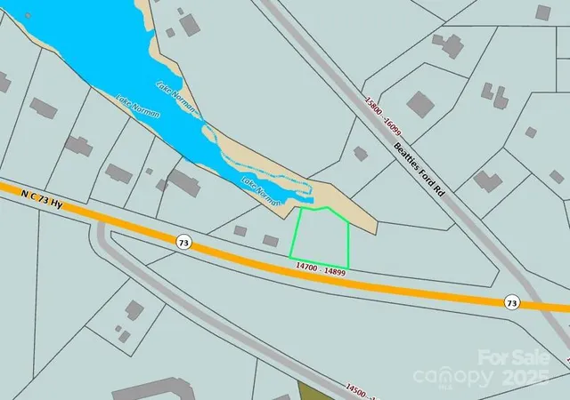 Photo 1 of Land for sale at 14799 Nc Hwy 73, Huntersville, NC 28078 | MLS# 4319698 | Listing updated on 2026-07-27