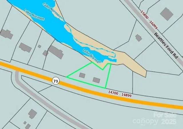 Photo 1 of Land for sale at 14731 Nc Hwy 73, Huntersville, NC 28078 | MLS# 4319733 | Listing updated on 2026-07-27