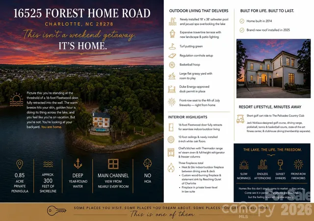 Photo 48 of Single family home for sale at 16525 Forest Home Rd, Charlotte, NC 28278 | MLS# 4327010 | Listing updated on 2026-10-08