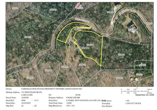 Photo 3 of Land for sale at Lot 4 Hibiscus Ct, Lake Lure, NC 28746 | MLS# 4335906 | Listing updated on 2026-09-22