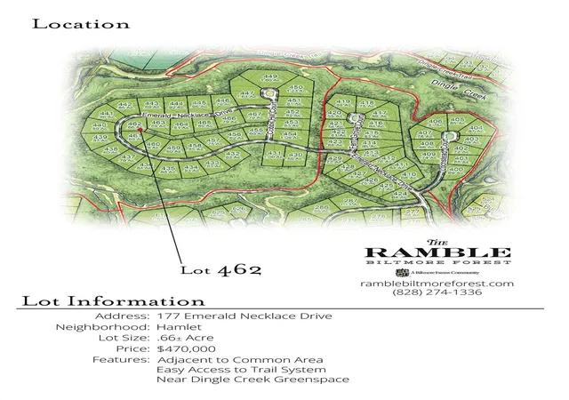 Photo 2 of Land for sale at 177 Emerald Necklace Dr #462, Asheville, NC 28803 | MLS# 4336156 | Listing updated on 2026-01-14