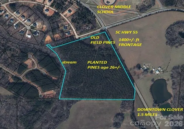 Photo 2 of Land for sale at 42 Ac Hwy 55, Clover, SC 29710 | MLS# 4338452 | Listing updated on 2026-08-14