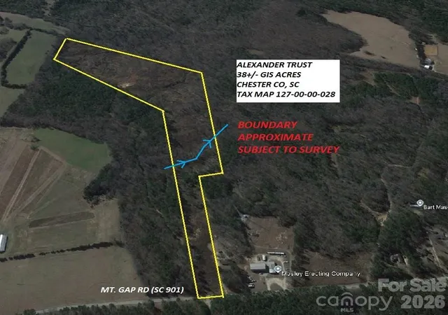 Photo 2 of Land for sale at 38 Ac Mountain Gap Rd, Richburg, SC 29729 | MLS# 4340261 | Listing updated on 2026-06-23