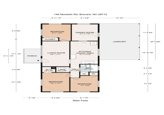 Listing Photo 2 - Condo for sale in building located at 146 And 148 Monteith Rd, Brevard, NC 28712 - Unit #
