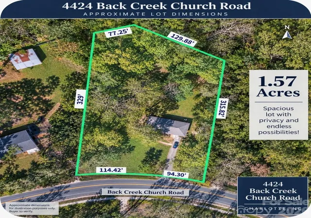 Photo 2 of Single family home for sale at 4424 Back Crk Church Rd, Charlotte, NC 28213 | MLS# 4363048 | Listing updated on 2026-09-22