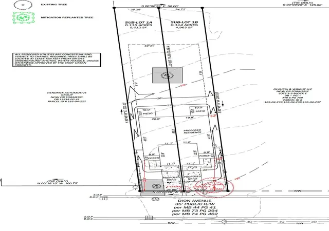 Photo 1 of Land for sale at 2325 & 2329 Dion Ave, Charlotte, NC 28212 | MLS# 4367040 | Listing updated on 2026-04-21