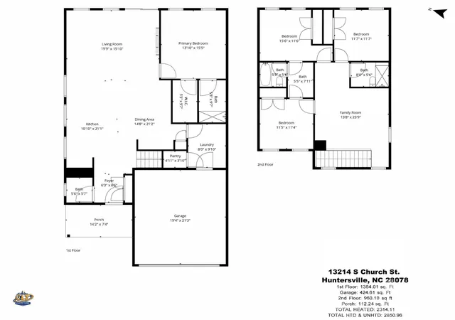 Photo 3 of Single family home for sale at 13214 S Church St, Huntersville, NC 28078 | MLS# 4370875 | Listing updated on 2026-09-24
