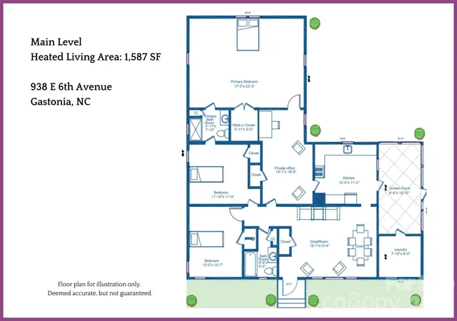 Photo 2 of Single family home for sale at 938 E 6th Avenue, Gastonia, NC 28054 | MLS# 4382687 | Listing updated on 2026-07-16