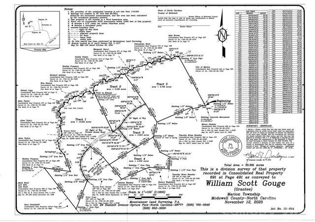 Photo 4 of Land for sale at Tract 2 Hill Rd, Marion, NC 28752 | MLS# 4385340 | Listing updated on 2026-05-30