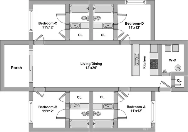 2nd image of 9539 University Terrace Dr #D, Charlotte, NC 28262 | MLS# 4388479