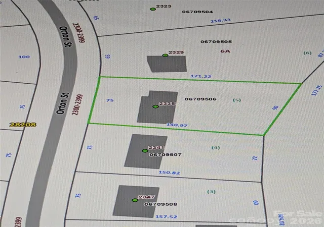 Photo 11 of Land for sale at 2335 Orton St, Charlotte, NC 28208 | MLS# 4390459 | Listing updated on 2026-08-27