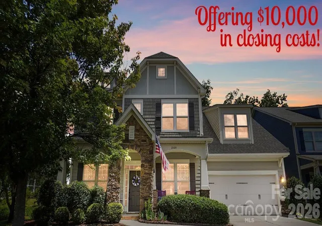 Photo 1 of Single family home for sale at 2105 Kinder Oak Dr, Indian Trail, NC 28079 | MLS# 4392329 | Listing updated on 2026-09-26