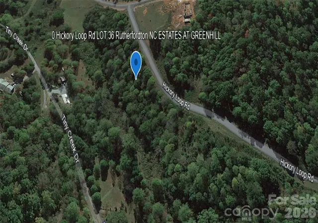 Photo 4 of Land for sale at 0 Hickory Loop Rd #36, Rutherfordton, NC 28139 | MLS# 4395184 | Listing updated on 2026-06-22