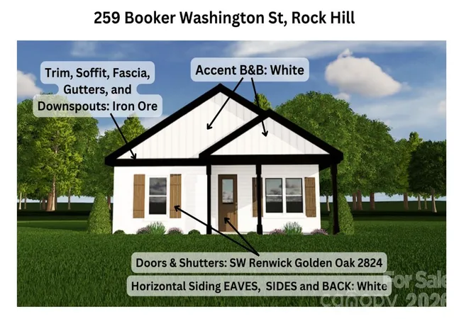 Photo 3 of Single family home for sale at 259 Booker Washington St, Rock Hill, SC 29730 | MLS# 4397221 | Listing updated on 2026-10-22