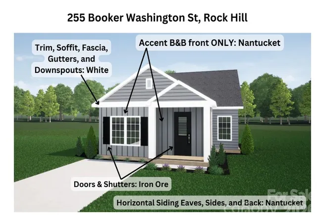 Photo 1 of Single family home for sale at 255 Booker Washington St, Rock Hill, SC 29730 | MLS# 4399118 | Listing updated on 2026-10-22