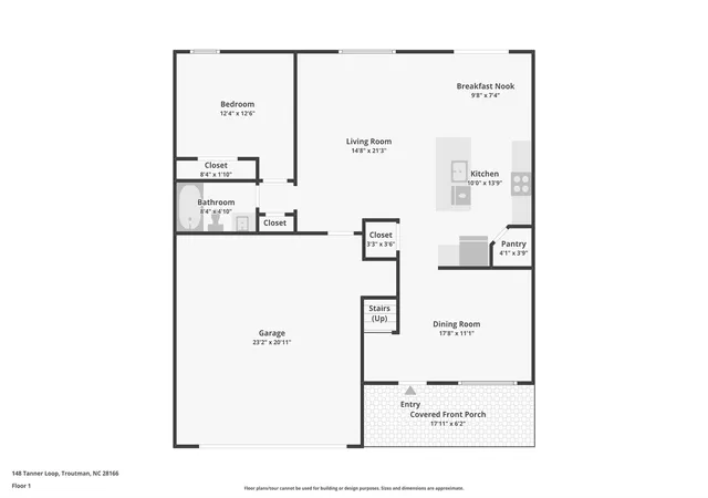 Photo 3 of Single family home for sale at 148 Tanner Loop, Troutman, NC 28166 | MLS# 4401637 | Listing updated on 2026-08-16