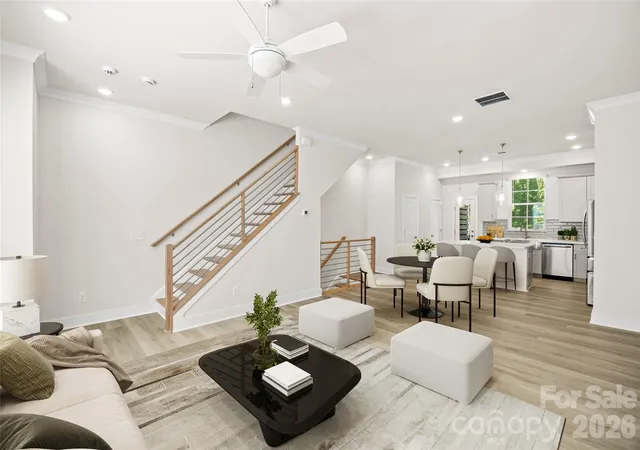 Photo 1 of Townhouse for sale at 3213 Zenith Ln, Charlotte, NC 28205 | MLS# 4402742 | Listing updated on 2026-08-22