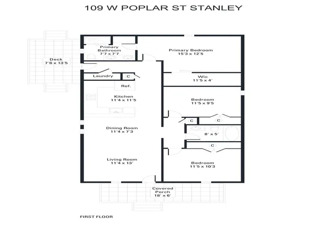 3rd image of 109 W Poplar St W, Stanley, NC 28164 | MLS# 4403459