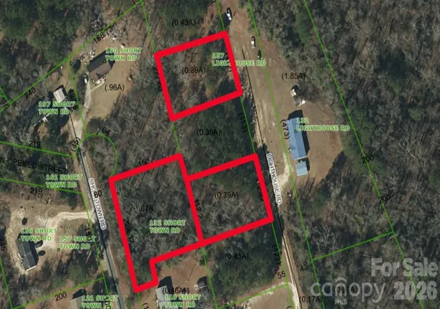 Photo 2 of Land for sale at 132 Short Town Rd, Morven, NC 28119 | MLS# 4403793 | Listing updated on 2026-07-14