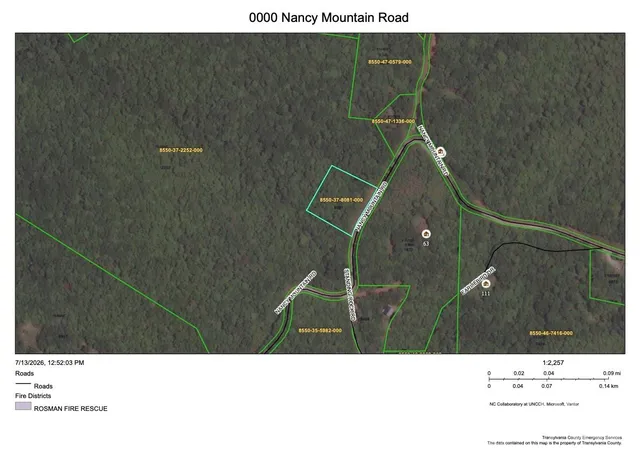 Photo 3 of Land for sale at 0000 Nancy Mountain Rd, Rosman, NC 28772 | MLS# 4404708 | Listing updated on 2026-08-19