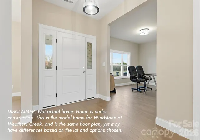 Photo 4 of Single family home for sale at 154 Windstone Xing Trl #9, Troutman, NC 28166 | MLS# 4405429 | Listing updated on 2026-10-08