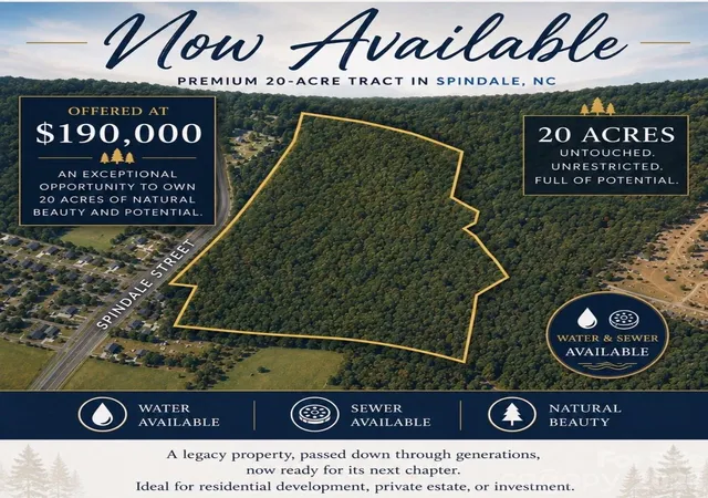 Photo 3 of Land for sale at 0 Spindale St, Spindale, NC 28160 | MLS# 4406095 | Listing updated on 2026-08-27