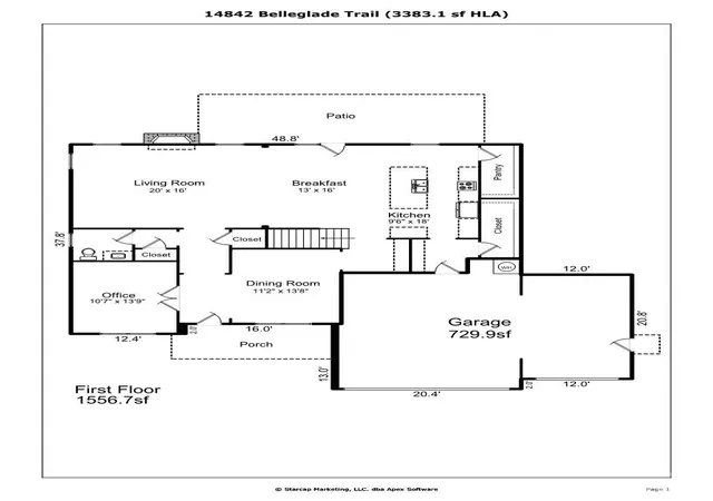 Photo 3 of Single family home for sale at 14842 Belleglade Trl, Charlotte, NC 28227 | MLS# 4406402 | Listing updated on 2026-10-05