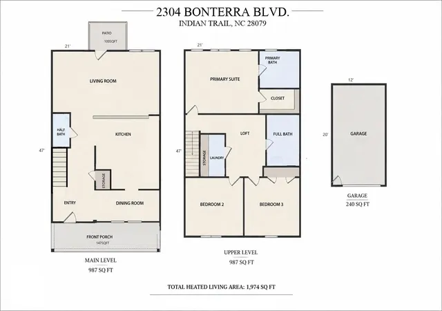28th image of 2304 Bonterra Blvd, Indian Trail, NC 28079 | MLS# 4406663