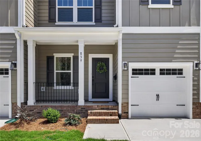 Photo 2 of Townhouse for sale at 839 Druid Cir, Charlotte, NC 28206 | MLS# 4407128 | Listing updated on 2026-08-03
