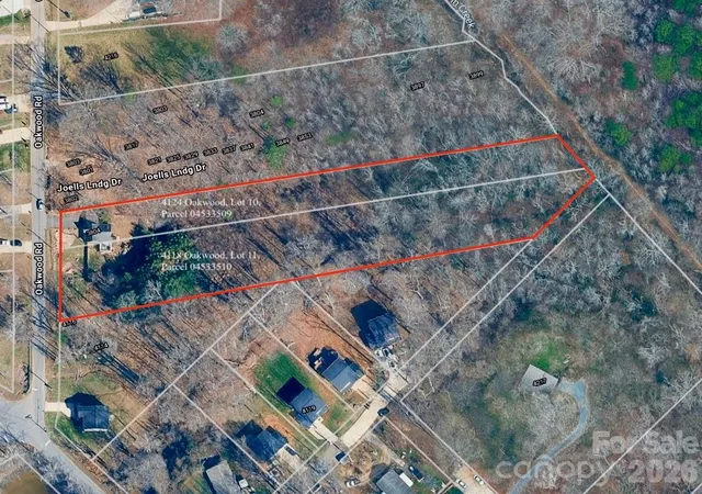 Photo 2 of Land for sale at 4124/4118 Oakwood Rd, Charlotte, NC 28269 | MLS# 4408161 | Listing updated on 2026-07-29