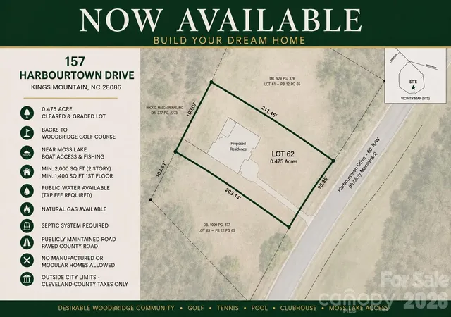 1st image of 157 Harbourtown Dr, Kings Mountain, NC 28086 | MLS# 4409351