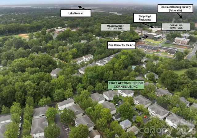 Listing Photo 1 - Condo for sale in building located at 21622 Aftonshire Dr, Cornelius, NC 28031