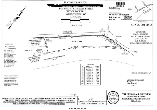 Photo 2 of Land for sale at 932 Cedar St, Rock Hill, SC 29730 | MLS# 4411358 | Listing updated on 2026-08-05