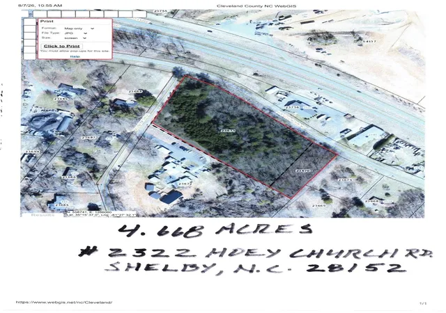 Photo 3 of Land for sale at 2330 Hoey Church Rd #52-60, Shelby, NC 28152 | MLS# 4412439 | Listing updated on 2026-08-18